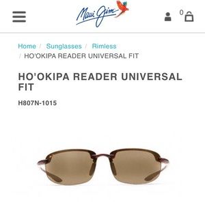 Maui Jim rimless Ho’okipa sunglasses